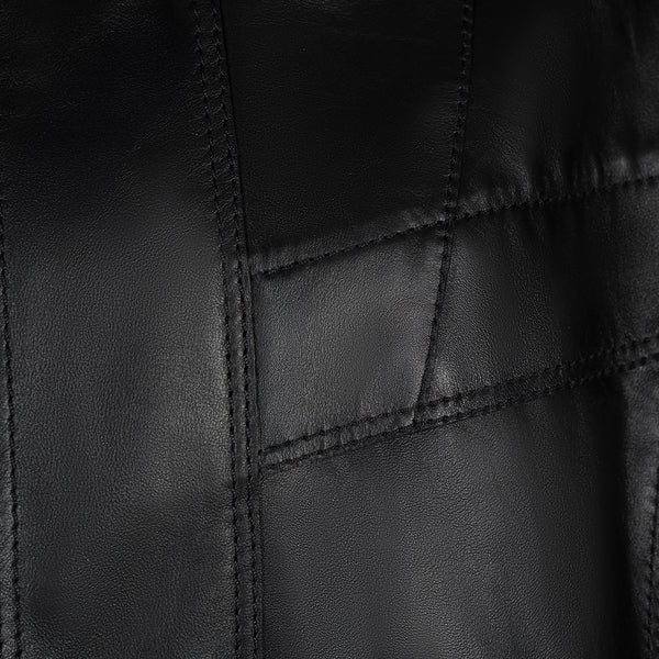 KEINxDESA Unisex Oversize Leather Biker Jacket