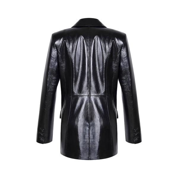 KEINxDESA Women's Leather Blazer