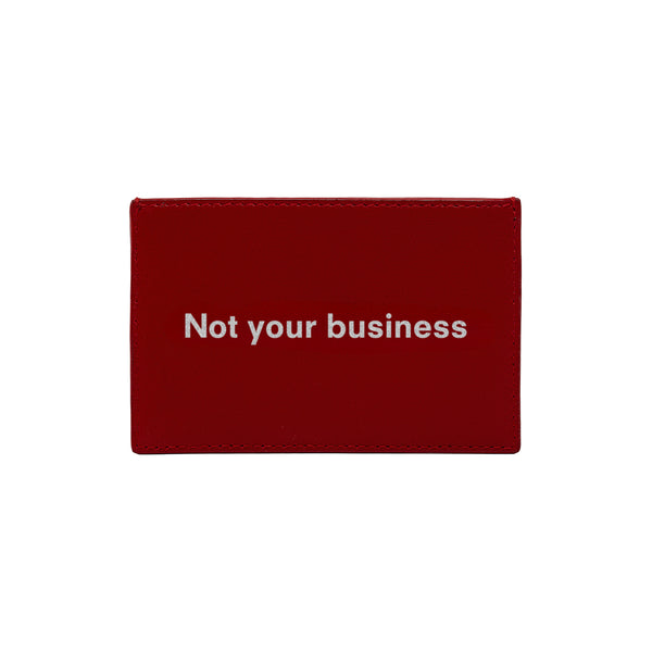 KEINxDESA Not Your Business Leather Wallet