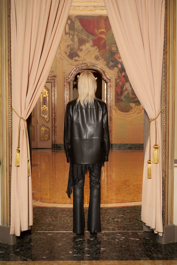 KEINxDESA Unisex Oversize Leather Shirt