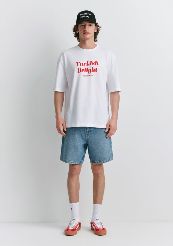 Turkish Delight Printed White T-Shirt