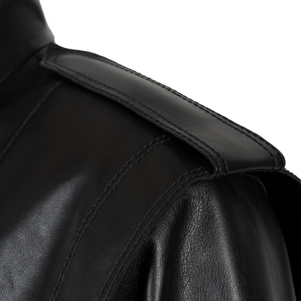 KEINxDESA Unisex Oversize Leather Biker Jacket