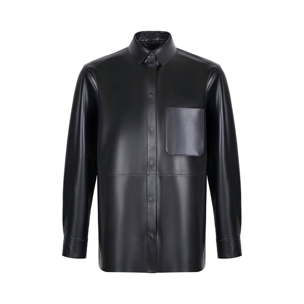 KEINxDESA Unisex Oversize Leather Shirt