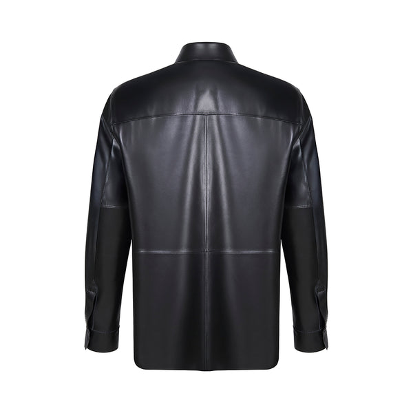KEINxDESA Unisex Oversize Leather Shirt