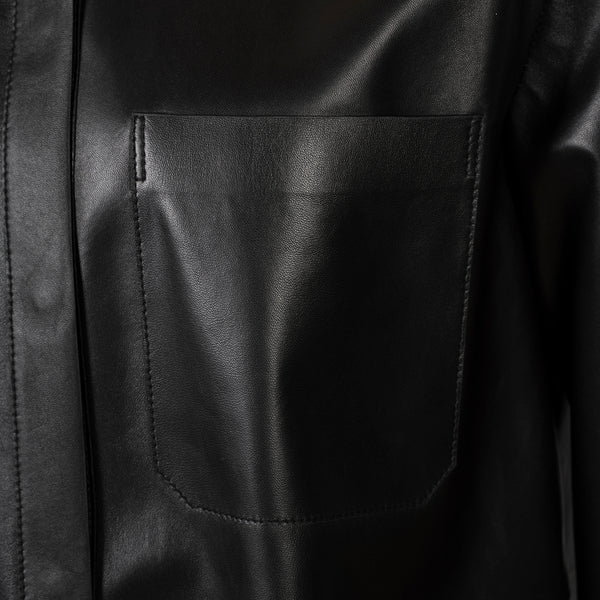 KEINxDESA Unisex Oversize Leather Shirt