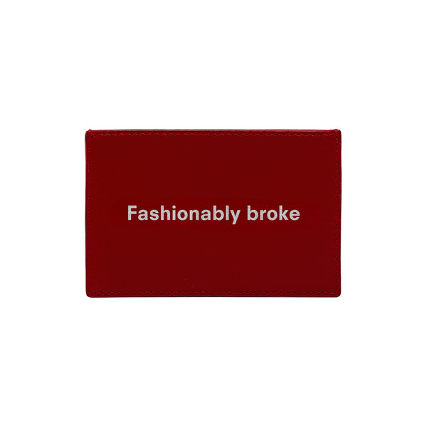 KEINxDESA Fashionably Broke Leather Wallet