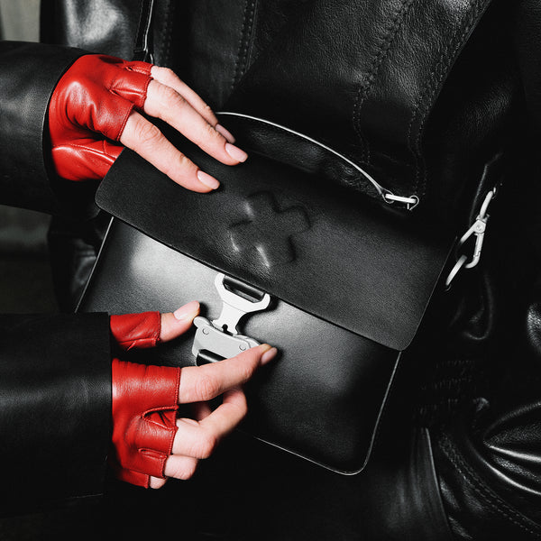 KEINxDESA Leather Messenger Bag